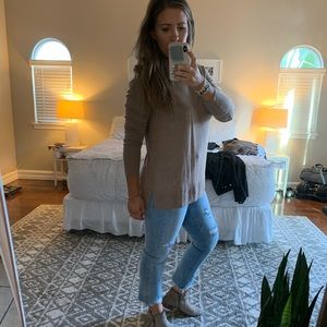 Fine Knit Tunic Sweater